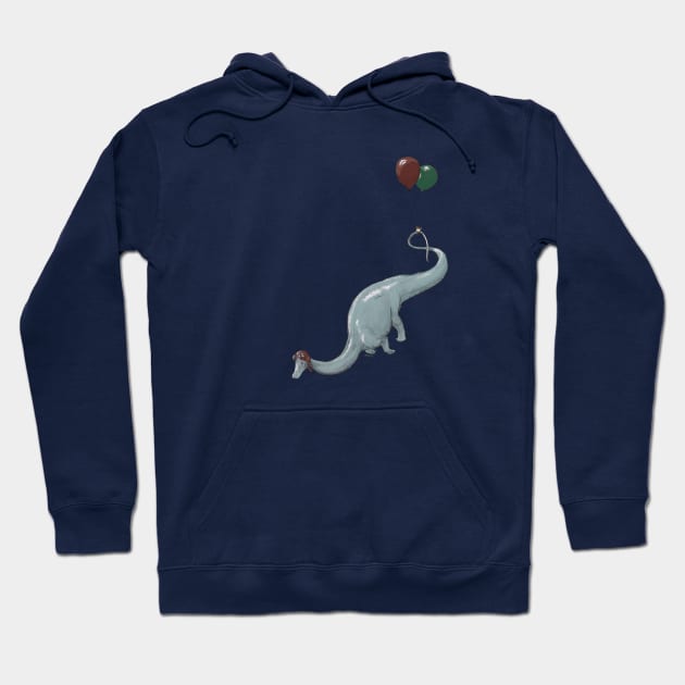 Flying Dinosaurs Hoodie by Won'tDraw